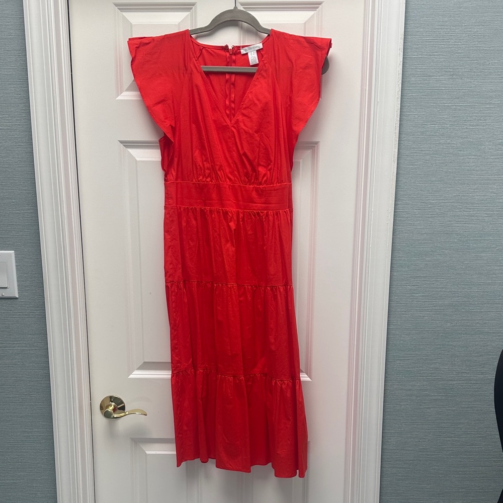 London Times Scarlet Red Dress